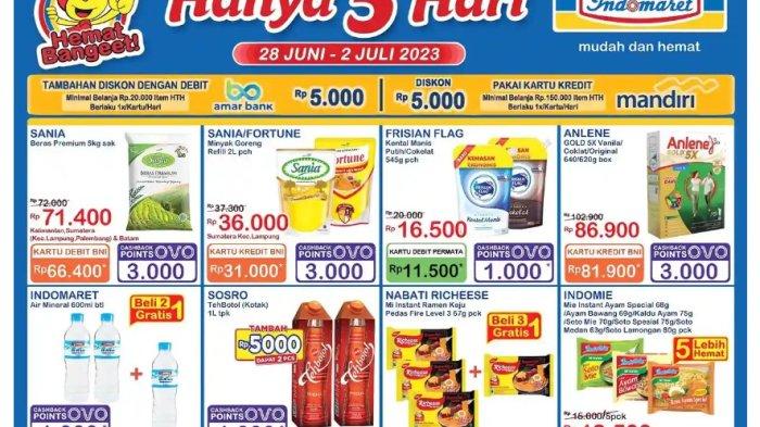 PROMO JSM Indomaret 1 Juli 2023 Pakai OVO dan BNI Extra Diskon, Pampers Rp79.900 Ciptadent Rp9.900