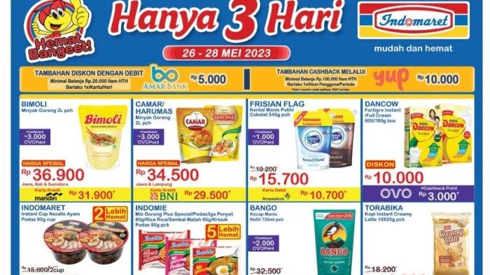 KATALOG Promo JSM Indomaret 27 Mei 2023, Bimoli Rp36.900 Torabika Latte Rp14.200, Ada Cashback OVO