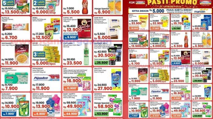 PASTI DISKON! Promo JSM Indomaret 22-25 Maret 2024, Sari Roti Sandwich Rp5.000, Lux BW Rp16.900