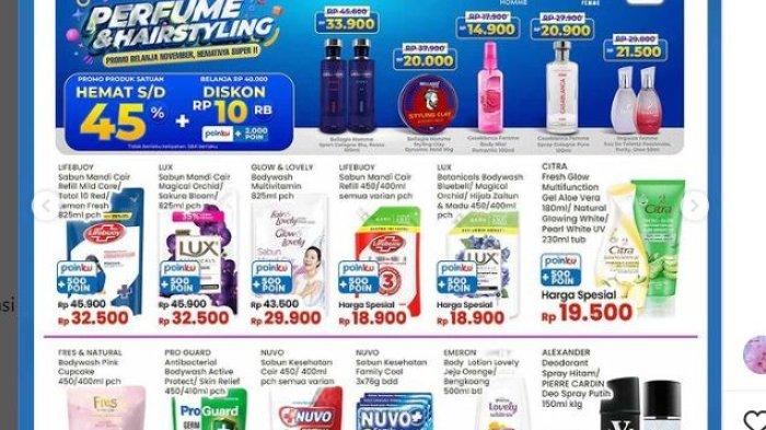 PROMO KJSM Indomaret & Superindo Besok 23 November 2023: Pampers Harga Spesial, Citra HBL Rp19.500