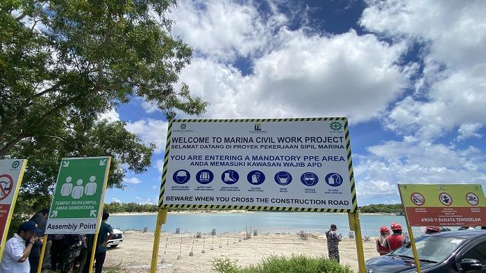 SIDAK - Panitia Khusus (Pansus) Penegakan Peraturan Daerah Terkait Tata Ruang, Aset Daerah, dan Perizinan (TRAP) DPRD Provinsi Bali, melakukan pengecekan pembangunan Pelabuhan Marina di KEK Kura-kura Bali pada saat melakukan sidak, Senin 2 Februari 2026.