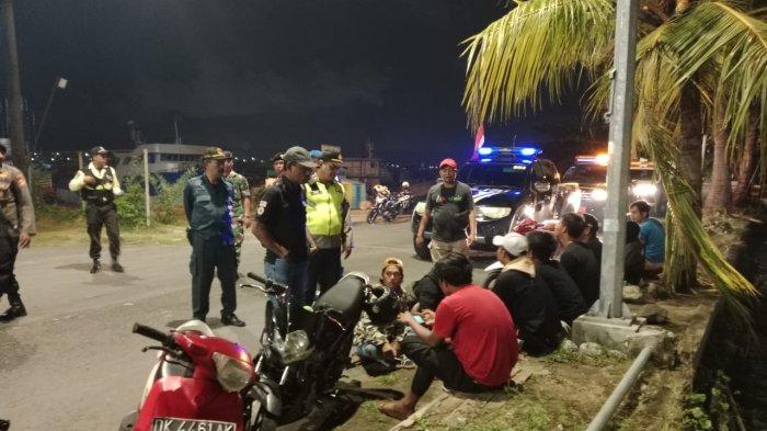 Polsek Benoa Gandeng Instansi terkait Untuk Melaksanakan Giat Blue Light Patroli