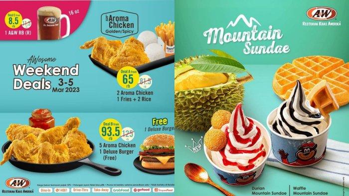 Promo AW Restoran 4-5 Maret 2023, Dapatkan 2 Aroma Chicken + 2 Nasi + 1 Kentang Goreng Rp 65.000