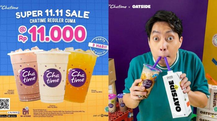 SUPER SALE! Promo Chatime 11-13 November 2022, Hazelnut Chocolate Milk Tea Hanya Rp 11.000