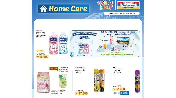 PROMO JSM Indomaret Mingguan, Pelembut SOSOFT 750mL Rp13.900, Beli Detergen TOTAL Dapat Hand Soap
