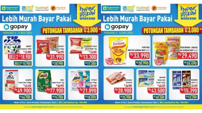 Promo Hypermart Hari Ini 5 Desember 2022, Minyak Goreng Fortune 2L Rp 33.990, Cimory 2 Pcs Rp 9.990