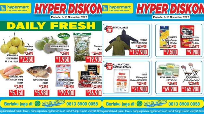 Promo Hypermart 9-10 November 2022, Minyak Goreng SIIP Rp 13.500, Silver Queen Rp 19.990