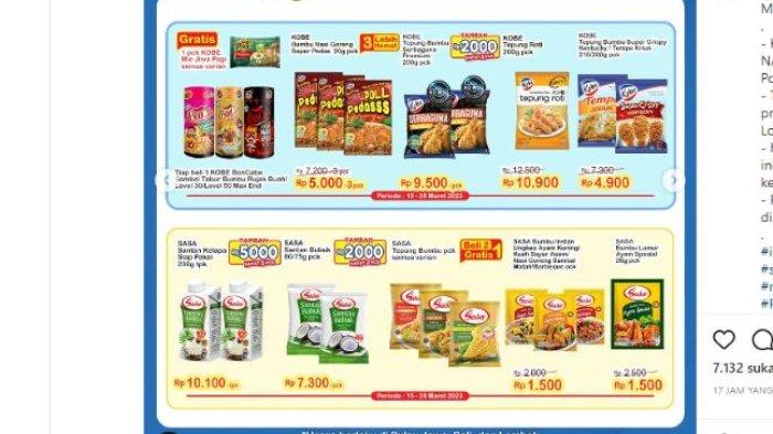 KATALOG Promo Indomaret 16-18 Maret 2023, Bumbu Dapur Irit Gak Terukur, Aneka Tepung Penuh Diskon