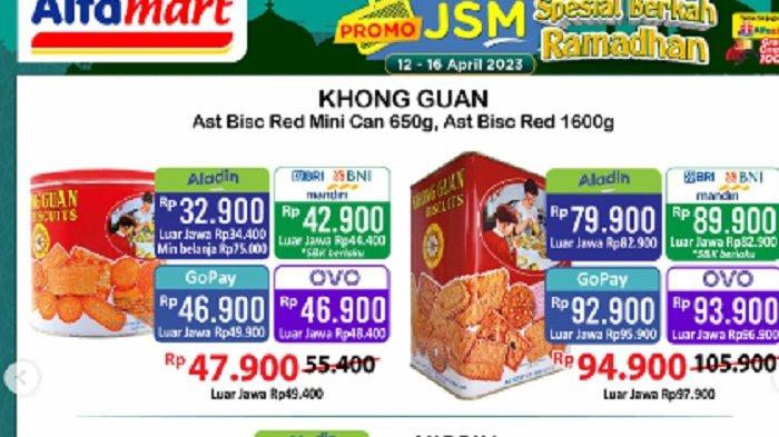 Promo JSM Alfamart Hanya 3 Hari 14-16 April 2023 Belanja Irit Akhir Pekan, Khong Guan Besar Rp92.900