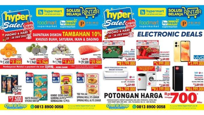 BARU! Promo JSM Hypermart 23-26 Desember 2022, Minyak Goreng SIIP Rp 13.500, Kanzler Rp 7.500