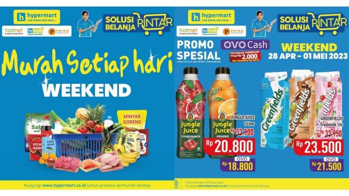 Promo JSM Hypermart 28-30 April 2023, Minyak Goreng Sania Rp 34.890, Jungle Juice Rp 20.800