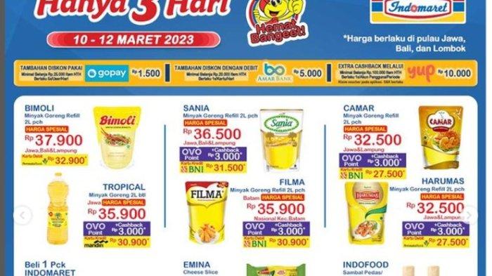 BARU! Promo JSM Indomaret 11 Maret 2023, Belanja Bahan Dapur Irit, Telur Diskon, Bimoli 2L Rp37.900