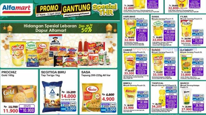 Promo Sembako Akhir Bulan di Alfamart Indomaret Superindo 30-31 Maret 2024: Pakai OVO Gopay IRIT