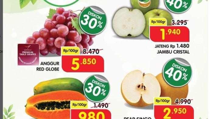 Promo Superindo Besok 13 April 2023, Aneka Buah Segar Banyak Potongan, Pepaya Rp980 Pear Rp2.950