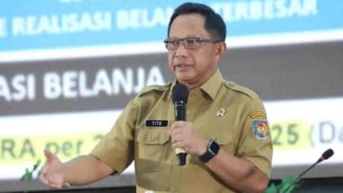 RAKOR - Menteri Dalam Negeri (Mendagri) Tito Karnavian membuka Rapat Koordinasi (Rakor) Sinkronisasi Program dan Kegiatan Kementerian/Lembaga Pemerintah Non-Kementerian dengan Pemerintah Daerah (Pemda) Tahun 2025 di Balairung Rudini, Kampus IPDN Jatinangor, Sumedang, Jawa Barat, Senin (27/10/2025).