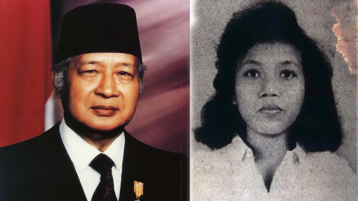Presiden Soeharto (kiri) dan Marsinah (kanan), keduanya dapat gelar Pahlawan Nasional. Hadiah dari Presiden Prabowo.