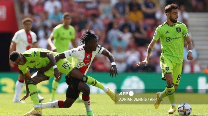 HASIL Southampton vs MANCHESTER UNITED, Lisandro Martinez Gemilang, Banyak Peluang Babak Pertama