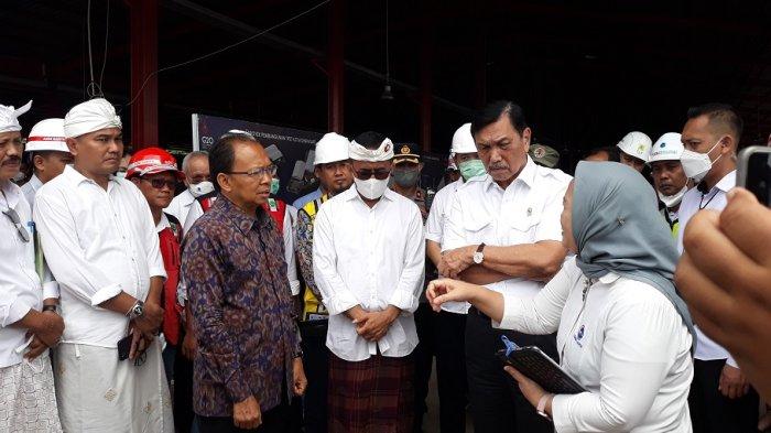 Luhut Tinjau TPST Kesiman Kertalangu Denpasar, Jaya Negara:Ekstra Keras Tindaklanjuti Arahan Beliau