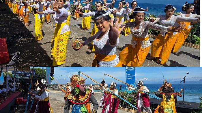 Tari Sakral Baris Pati dan Rejang Pasepan Iringi Pembukaan Nusa Penida Festival