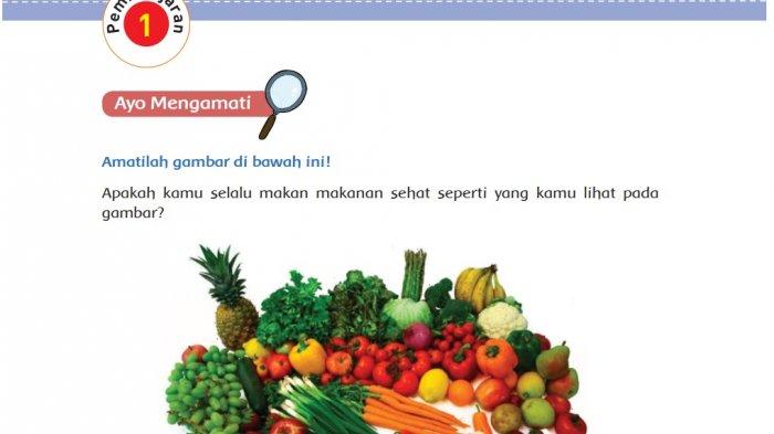 Kunci Jawaban Tema 3 Kelas 5 Halaman 2 3 4 5 6 7 8 9, Subtema 1 Pembelajaran 1: Makanan Sehat
