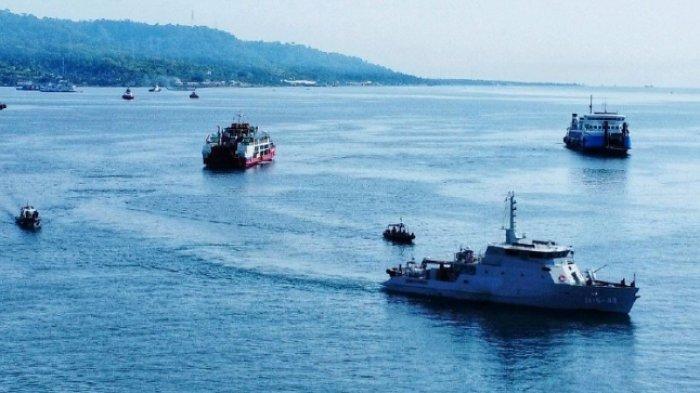 Tiga Unsur Laut Dikerahkan Dalam Pengamanan Arus  Mudik di Perairan Selat Bali