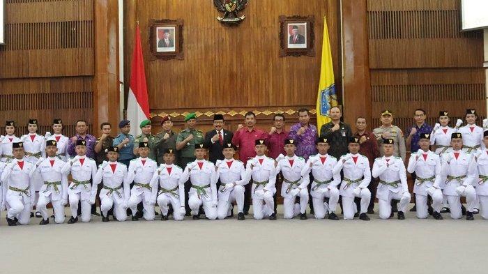 Wagub Cok Ace Kukuhkan Paskibraka Provinsi Bali Tahun 2023, Kukuhkan 36 Orang untuk HUT RI ke 78