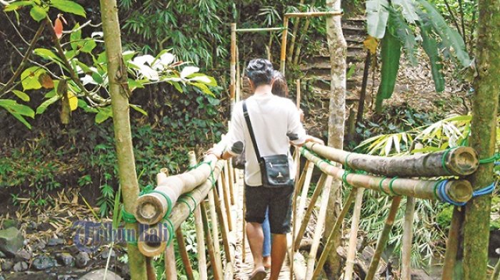 Lika-Liku Jalan ke Leke-Leke, Air Terjun Tersembunyi di Desa Mekarsari, Baturiti