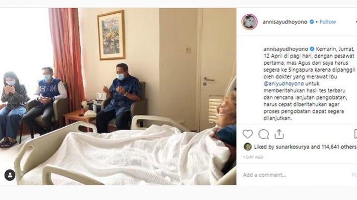 Beredar Kabar Ani Yudhoyono Kritis, Ternyata Begini Kondisi Sebenarnya