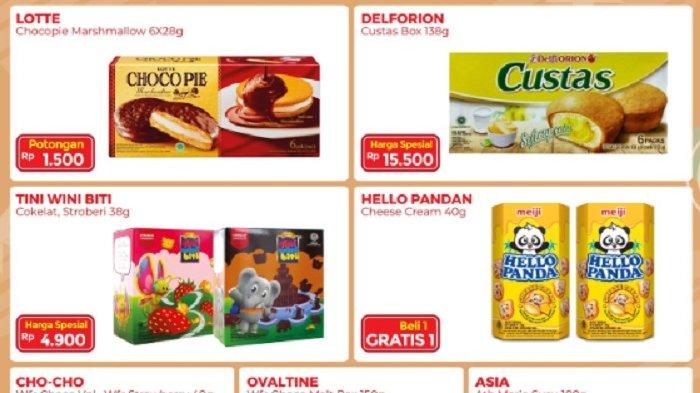 Berlangsung, Promo Alfamart 12 Oktober 2022, Aneka Camilan Irit: Chocopie Hello Panda Tini Wini Biti