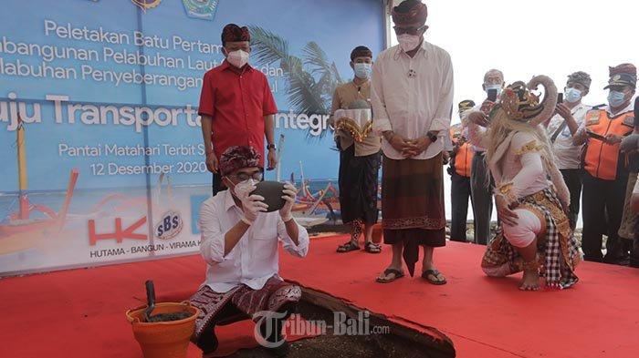 Menhub Berharap Setelah Pelabuhan Sanur Dibangun Tidak Ada Lagi Yang Digendong ke Nusa Penida
