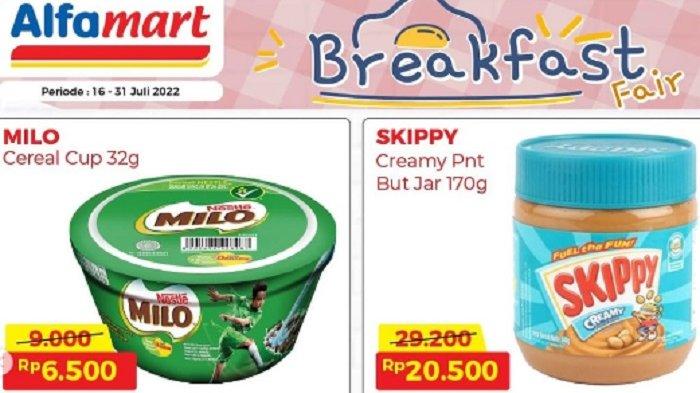 Katalog Promo JSM Alfamart 23 Juli 2022, Skippy Milo Cereal Simba Ceres Diskon, Pasti Bikin Happy!