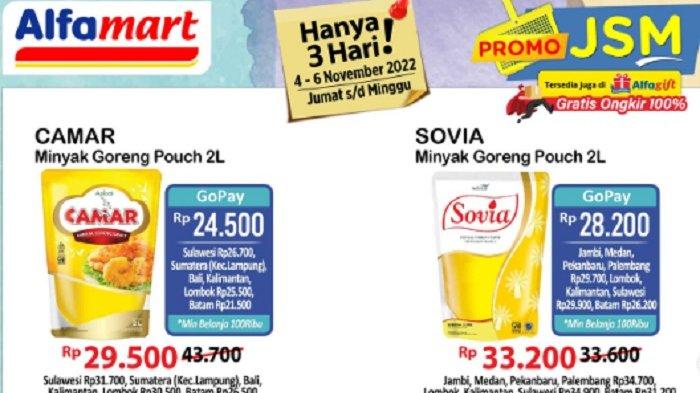 KATALOG Promo JSM Alfamart 4-6 November 2022, Diskon Minyak Goreng, Beras, Hingga Susu