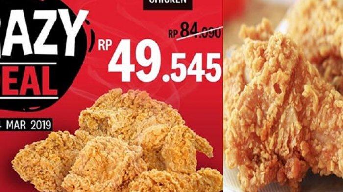 Berlaku Hari Ini & Besok, KFC Beri Promo Menarik Ini: 5 Potong Ayam Hanya Rp Rp 49.545!