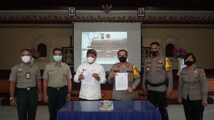 Kerjasama Polresta Denpasar dan BPBD Kota Denpasar Hasilkan Kesepakatan Ini
