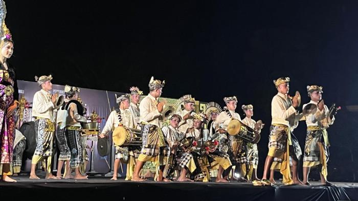 Peringati Hari Pahlawan, Sekaa Baleganjur SMP di Bangli Bali 'Bertarung' Rebut Piala Bupati