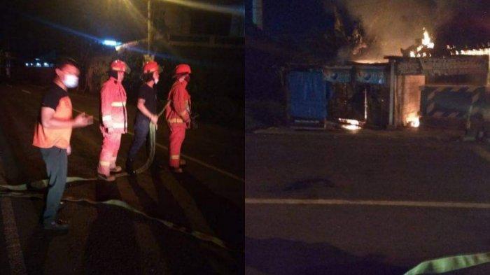 Pos Polisi di Traffic Light Padang Galak Terbakar, Kerugian Puluhan Juta