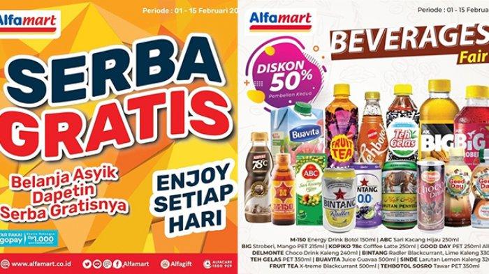 Promo Alfamart 1-15 Februari 2021, Serba Gratis untuk Popok, Minuman Segar Diskon 50%