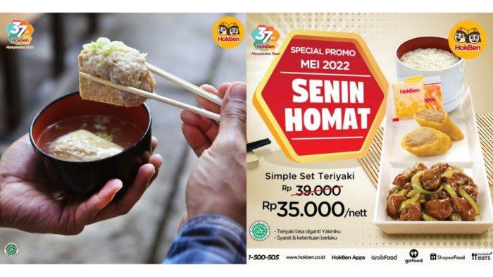 SPECIAL! Promo HokBen 16 Mei 2022, Nikmati Simple Set Teriyaki Rp 35 Ribu