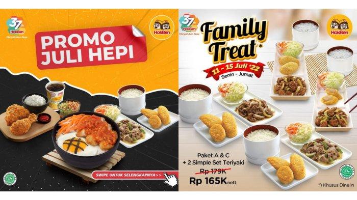 PROMO HokBen Juli 2022, Paket A + C + Simple Set Teriyaki Rp 165 Ribu, Jangan Sampai Ketinggalan!