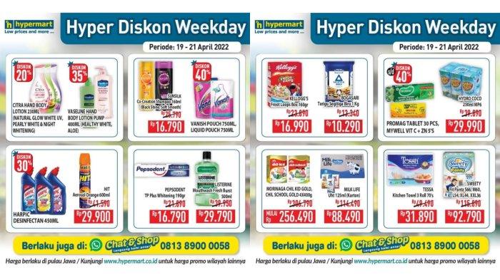 BANJIR DISKON! Promo Hypermart 20-21 April 2022, Sunslik Rp 16.790, Bogasari Rp 10.290