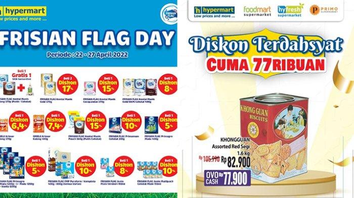 Promo Hypermart TERBARU 24-27 April 2022, Frisian Flag Beli 2 Diskon 17 %, Khong Guan Rp 77 Ribuan