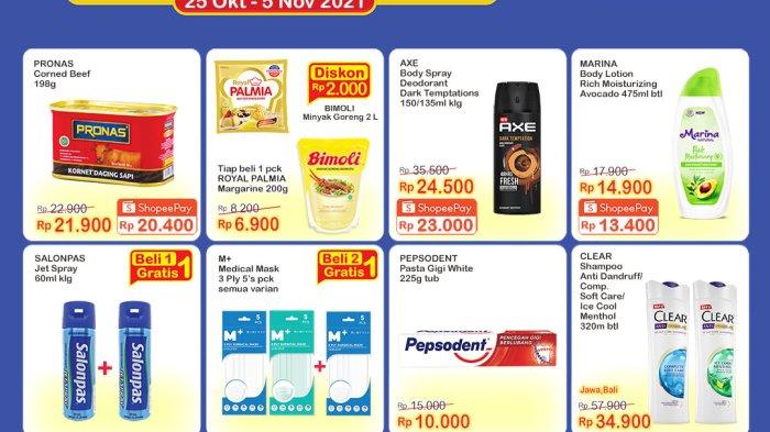 Promo Indomaret 30 Oktober 2021, Minyak Goreng Tropical Rp30.900, Clear Potongan Rp20 Ribu