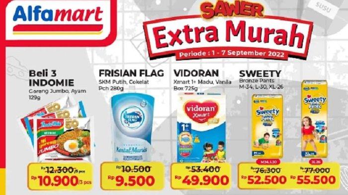 Promo JSM Alfamart 3-7 September 2022, Indomi Goreng Jumbo Rp10.900/3 Easy Popok Bayi Baygon Murah