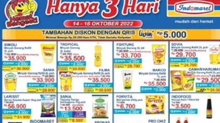 BARU, Promo JSM Indomaret 14 Oktober 2022, Minyak Goreng Turun, Sunlight Pepsodet Murah Ada Cashback