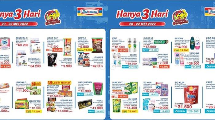 PROMO JSM ALFAMART Hanya 3 Hari 20 - 22 Mei 2022, Ada Beras Murah, Indomie Harga Terjangkau