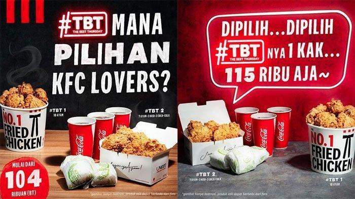 Promo KFC Hari Ini Kamis 13 Januari 2022, The Best Thursday Mulai dari Rp 104 Ribuan Aja