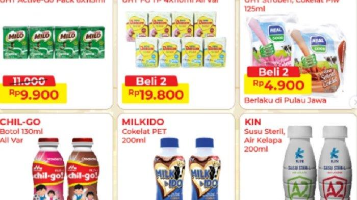 SERBU HEMATNYA! Promo Susu Murah Alfamart 19-31 Mei 2022, Dancow Beli 2 Rp19.800 Milo Chil-Go Hemat