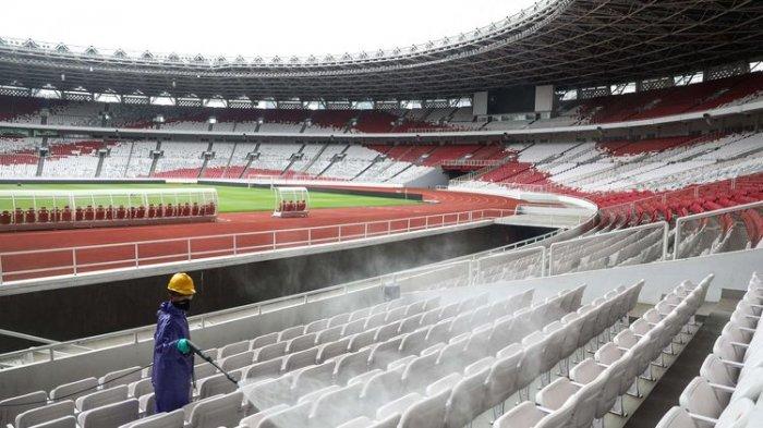 Stadion Utama GBK Siap Dipakai Lagi untuk Pertandingan Sepak Bola, Wajid Diperiksa dan Pakai Masker