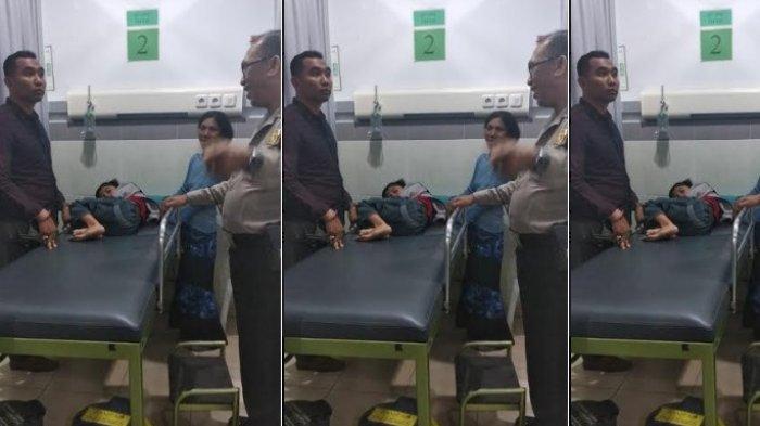 Keluarga Kelaparan di Sukawati Dibantu Polsek Sukawati, Kondisinya Memprihatinkan