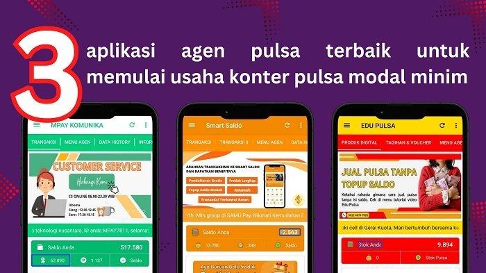 3 Aplikasi Agen Pulsa dan Kuota Modal Minim untuk Memulai Usaha Konter